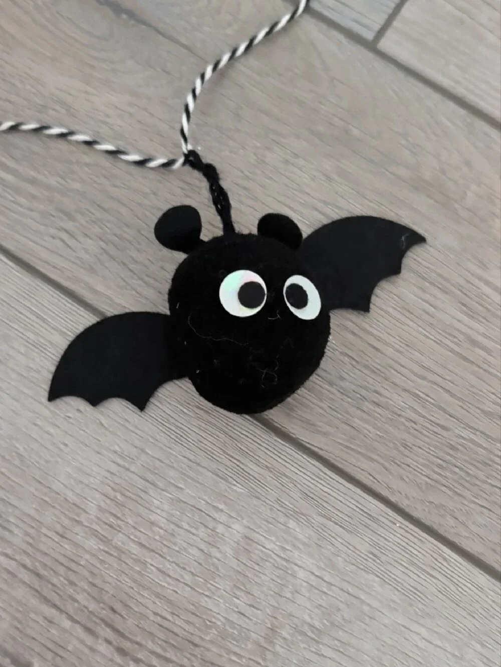 Black Bat Garland String Garland - Cute Halloween Decor